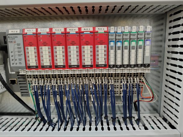 Allen Bradley Control IO install Controls automation install and commissioning